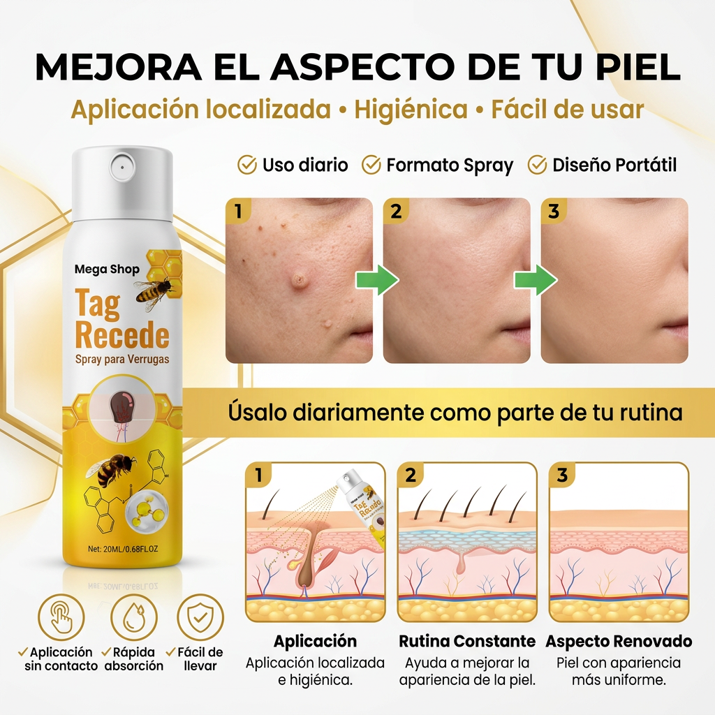 TAG RECEDE Elimina verrugas
